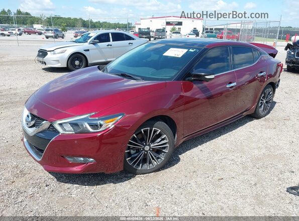1N4AA6AP2GC386824 2016 NISSAN MAXIMA Red Передня ліва чверть