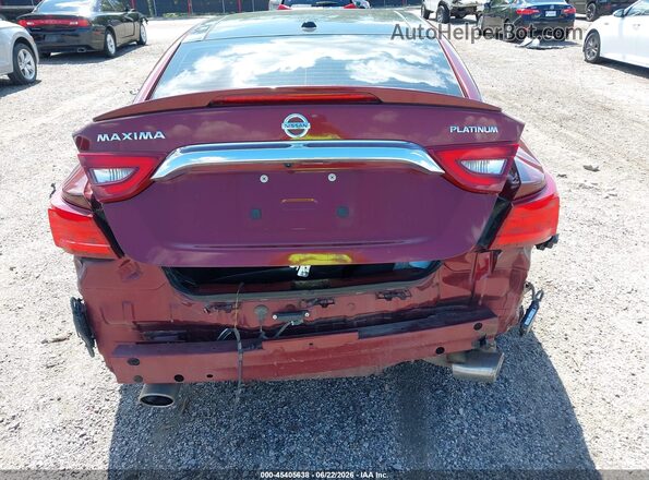 1N4AA6AP2GC386824 2016 NISSAN MAXIMA Red Вид спереду