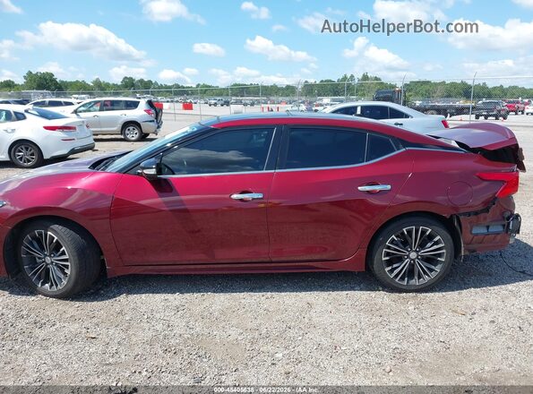 1N4AA6AP2GC386824 2016 NISSAN MAXIMA Red Панорамний вид салону 360°