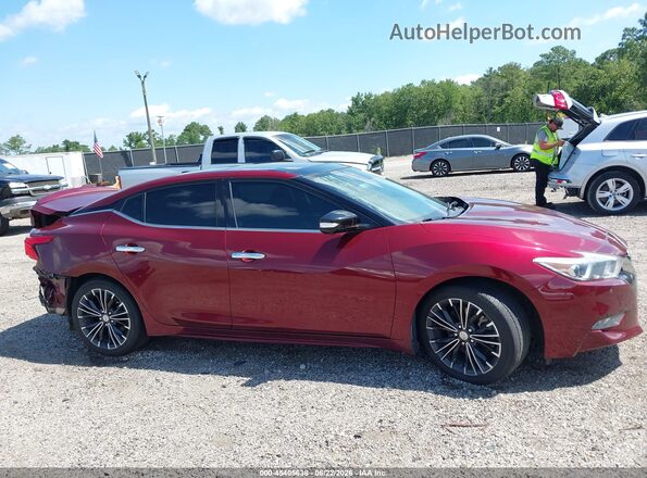 1N4AA6AP2GC386824 2016 NISSAN MAXIMA Red Вид задньої частини салону