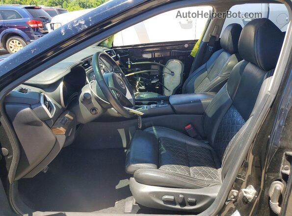 1N4AA6AP2GC400785 2016 NISSAN MAXIMA Черный Вид салона спереди