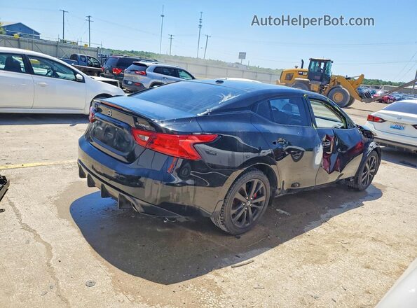 1N4AA6AP2GC400785 2016 NISSAN MAXIMA Черный Задняя правая четверть