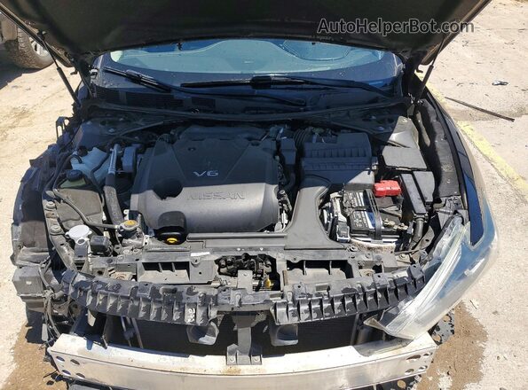 1N4AA6AP2GC400785 2016 NISSAN MAXIMA Черный Вид задней части салона