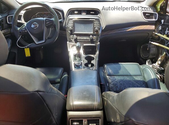 1N4AA6AP2GC400785 2016 NISSAN MAXIMA Черный Вид панели приборов