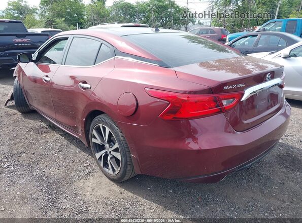 1N4AA6AP2GC421054 2016 NISSAN MAXIMA Burgundy Vista frontal