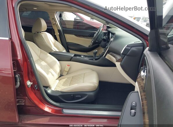 1N4AA6AP2GC421054 2016 NISSAN MAXIMA Burgundy Vista interior delantera