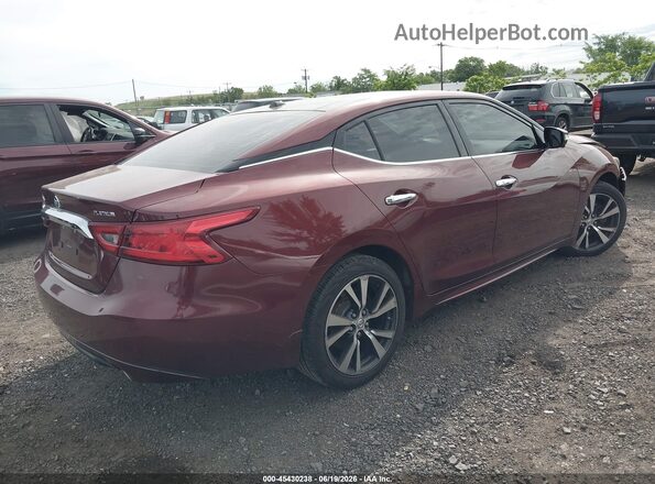 1N4AA6AP2GC421054 2016 NISSAN MAXIMA Burgundy Trasero derecho