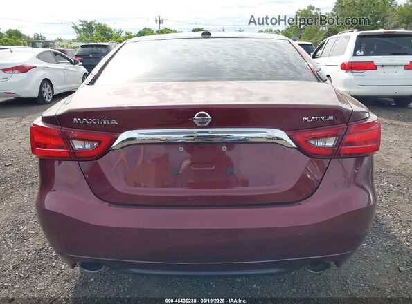 1N4AA6AP2GC421054 2016 NISSAN MAXIMA Burgundy 