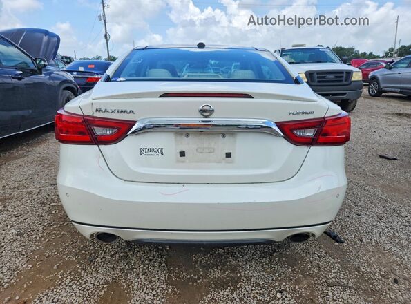 1N4AA6AP2GC424942 2016 NISSAN MAXIMA White Widok z tyłu