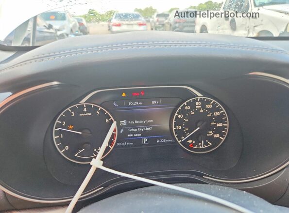 1N4AA6AP2GC424942 2016 NISSAN MAXIMA White Widok zestawu wskaźników