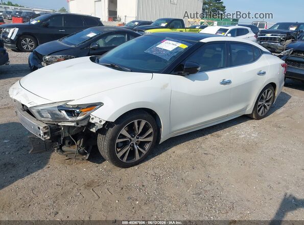1N4AA6AP2GC443913 2016 NISSAN MAXIMA White Vista tres cuartos delantera izquierda