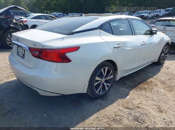 1N4AA6AP2GC443913 2016 NISSAN MAXIMA White Trasero derecho