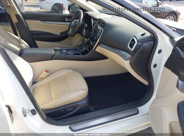 1N4AA6AP2GC443913 2016 NISSAN MAXIMA White Vista interior delantera