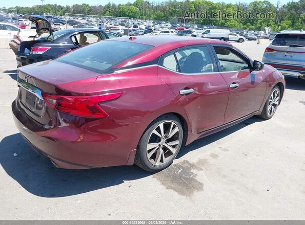 1N4AA6AP2GC901028 2016 NISSAN MAXIMA Red Հետևի աջ