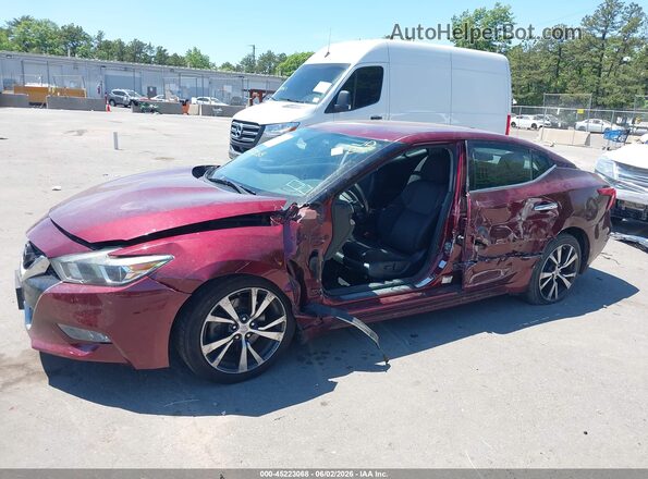 1N4AA6AP2GC901028 2016 NISSAN MAXIMA Red Դիմացի տեսք
