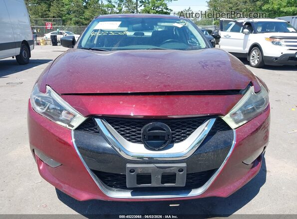 1N4AA6AP2GC901028 2016 NISSAN MAXIMA Red Սարքավորումների վահանակի տեսք