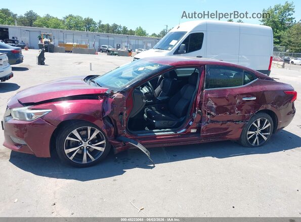 1N4AA6AP2GC901028 2016 NISSAN MAXIMA Red Սալոնի 360 աստիճան տեսք