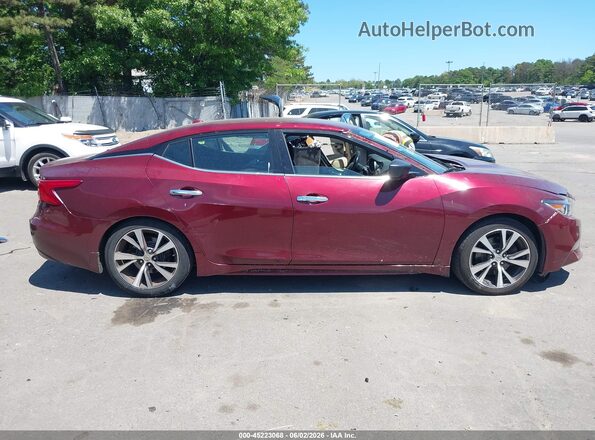1N4AA6AP2GC901028 2016 NISSAN MAXIMA Red Սալոնի հետևի տեսք