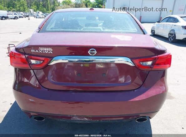 1N4AA6AP2GC901028 2016 NISSAN MAXIMA Red 