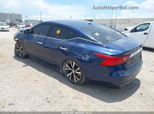 1N4AA6AP2GC905256 2016 NISSAN MAXIMA Blue უკანა მარცხენა