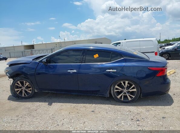 1N4AA6AP2GC905256 2016 NISSAN MAXIMA Blue უკანა სალონის ხედი