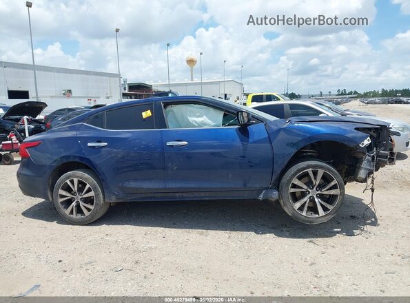 1N4AA6AP2GC905256 2016 NISSAN MAXIMA Blue ხელსაწყოთა პანელის ხედი