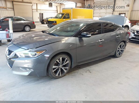 1N4AA6AP2HC391023 2017 NISSAN MAXIMA Серый Передняя левая четверть