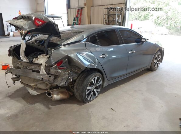 1N4AA6AP2HC391023 2017 NISSAN MAXIMA Серый Задняя правая четверть