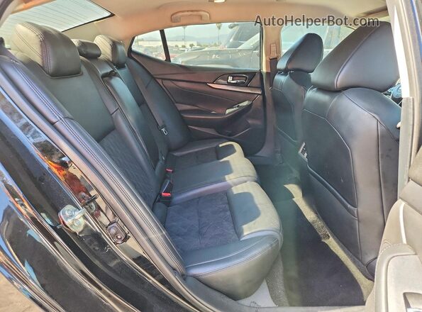 1N4AA6AP2HC393743 2017 NISSAN MAXIMA Black Rear seats view