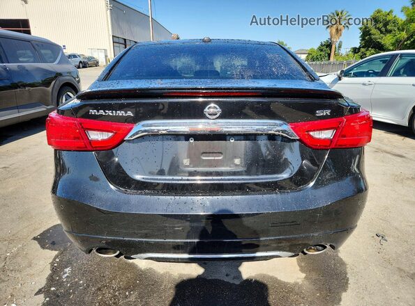 1N4AA6AP2HC393743 2017 NISSAN MAXIMA Black Rear view