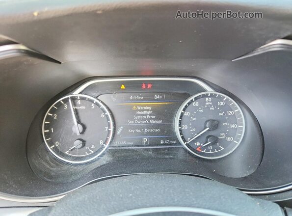 1N4AA6AP2HC393743 2017 NISSAN MAXIMA Black Instrument cluster view