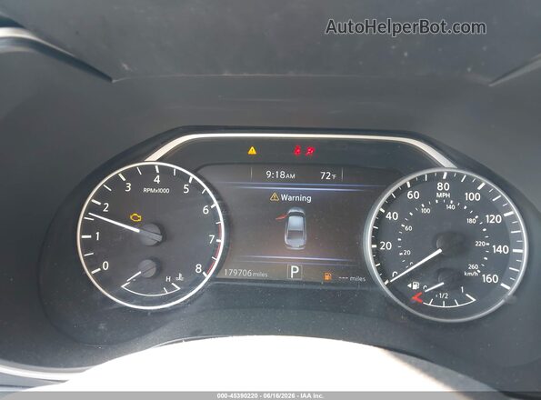 1N4AA6AP2HC424411 2017 NISSAN MAXIMA Silver Rear seats view