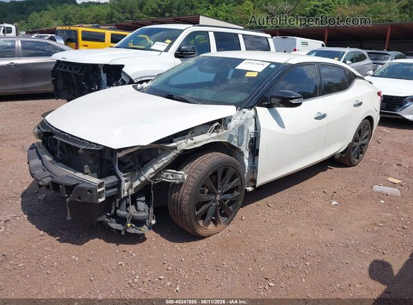 1N4AA6AP2HC436493 2017 NISSAN MAXIMA Белый Передняя левая четверть
