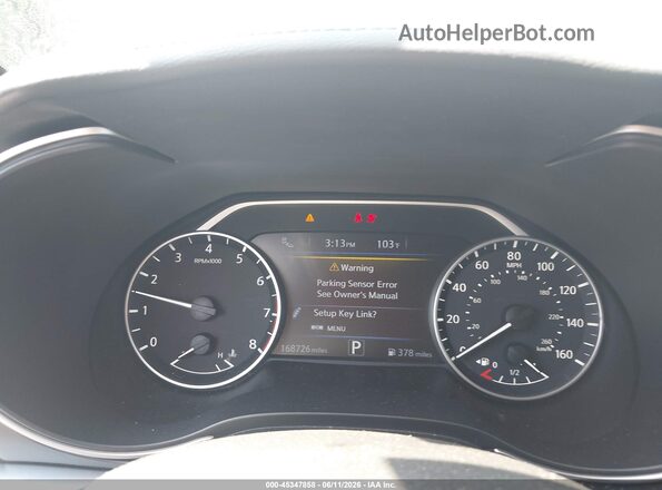 1N4AA6AP2HC436493 2017 NISSAN MAXIMA Белый Вид задних сидений