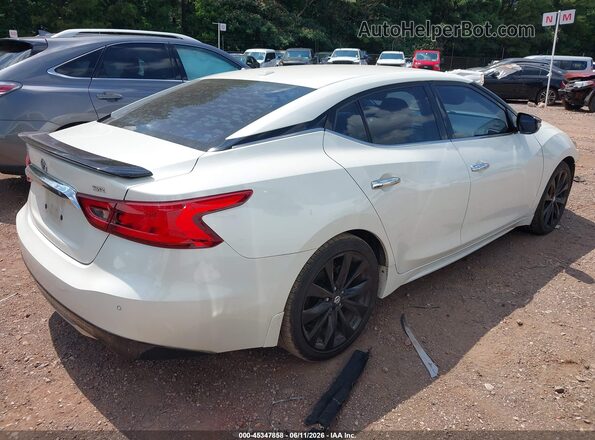 1N4AA6AP2HC436493 2017 NISSAN MAXIMA Белый Задняя правая четверть