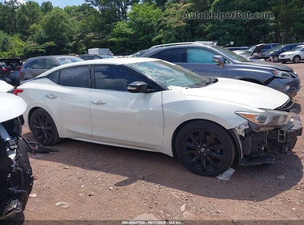 1N4AA6AP2HC436493 2017 NISSAN MAXIMA Белый Вид задней части салона