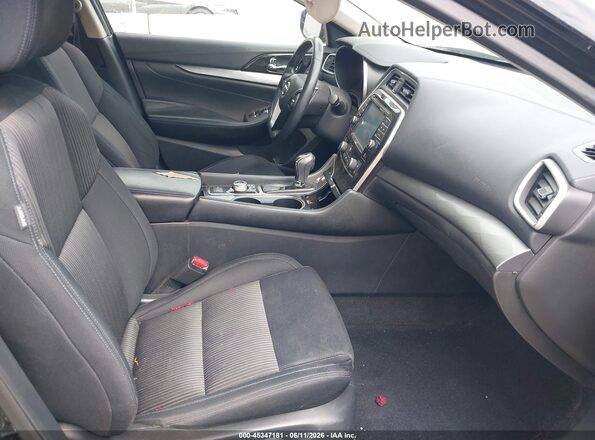 1N4AA6AP2HC444125 2017 NISSAN MAXIMA Black Вид салону спереду