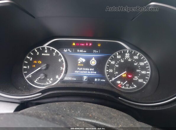 1N4AA6AP2HC456078 2017 NISSAN MAXIMA Серый Вид задних сидений