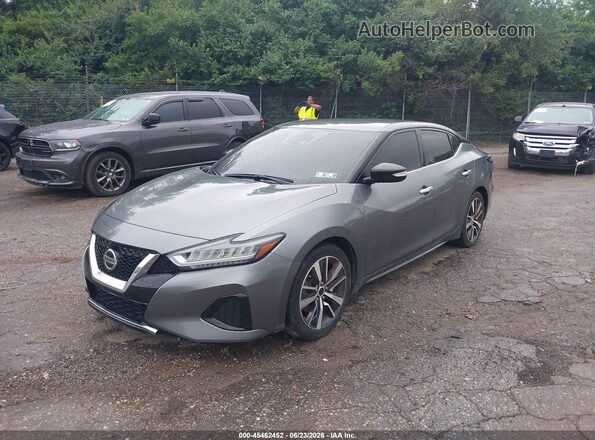 1N4AA6AP2HC456078 2017 NISSAN MAXIMA Серый Передняя левая четверть