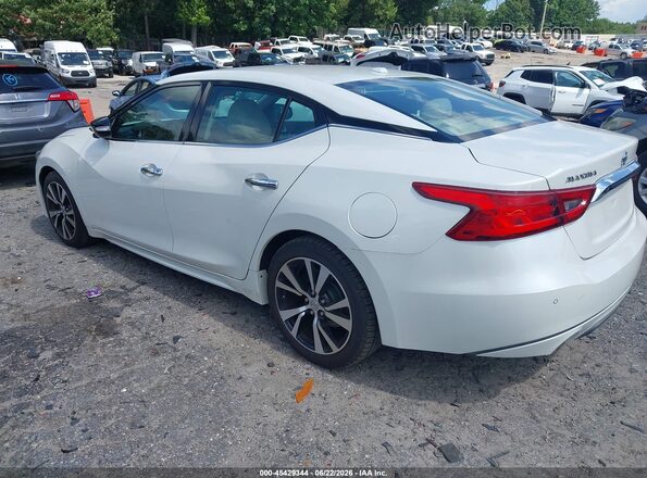 1N4AA6AP2JC370341 2018 NISSAN MAXIMA White Задня ліва чверть