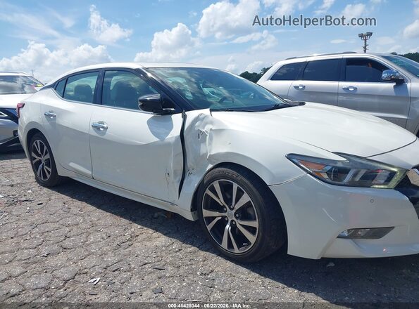 1N4AA6AP2JC370341 2018 NISSAN MAXIMA White Вид спереду