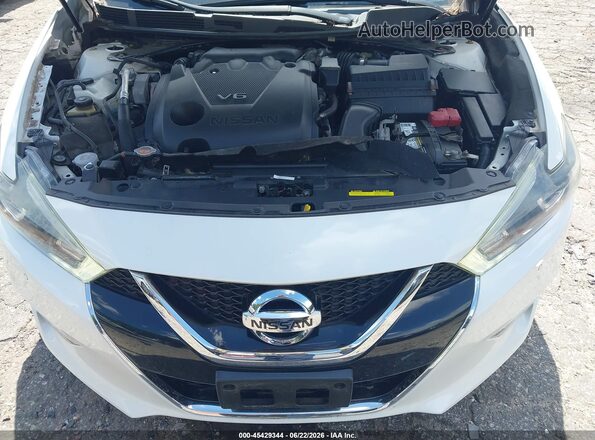 1N4AA6AP2JC370341 2018 NISSAN MAXIMA White Вид ззаду