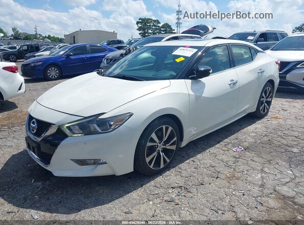 1N4AA6AP2JC370341 2018 NISSAN MAXIMA White Передня ліва чверть