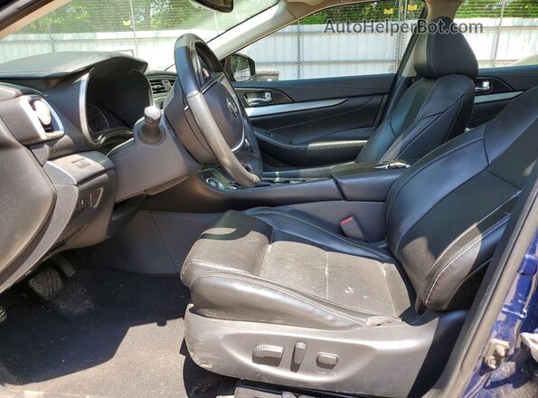 1N4AA6AP2JC386944 2018 NISSAN MAXIMA Синий Вид салона спереди