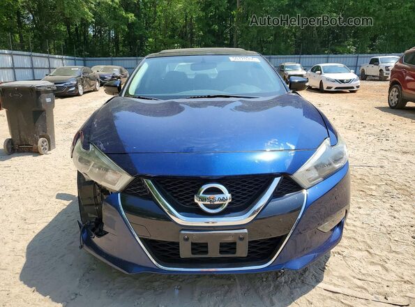 1N4AA6AP2JC386944 2018 NISSAN MAXIMA Синий Вид спереди