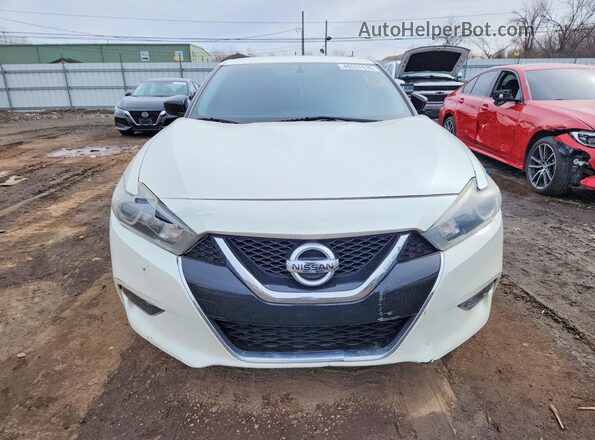 1N4AA6AP2JC395904 2018 NISSAN MAXIMA White Вид спереду