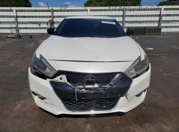 1N4AA6AP2JC395966 2018 NISSAN MAXIMA White Front view