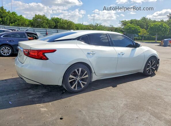 1N4AA6AP2JC395966 2018 NISSAN MAXIMA White Rear right