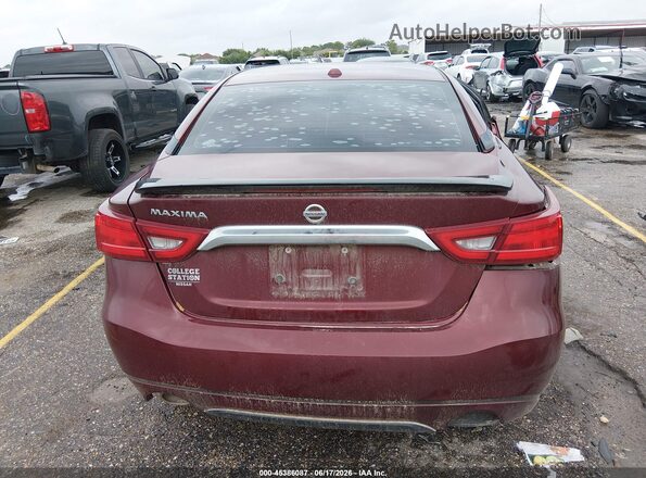 1N4AA6AP2JC399760 2018 NISSAN MAXIMA Burgundy 