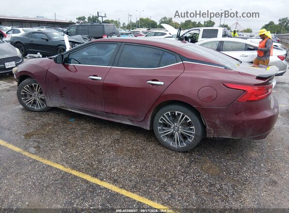 1N4AA6AP2JC399760 2018 NISSAN MAXIMA Burgundy 
